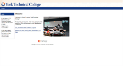 Desktop Screenshot of d2l.yorktech.edu